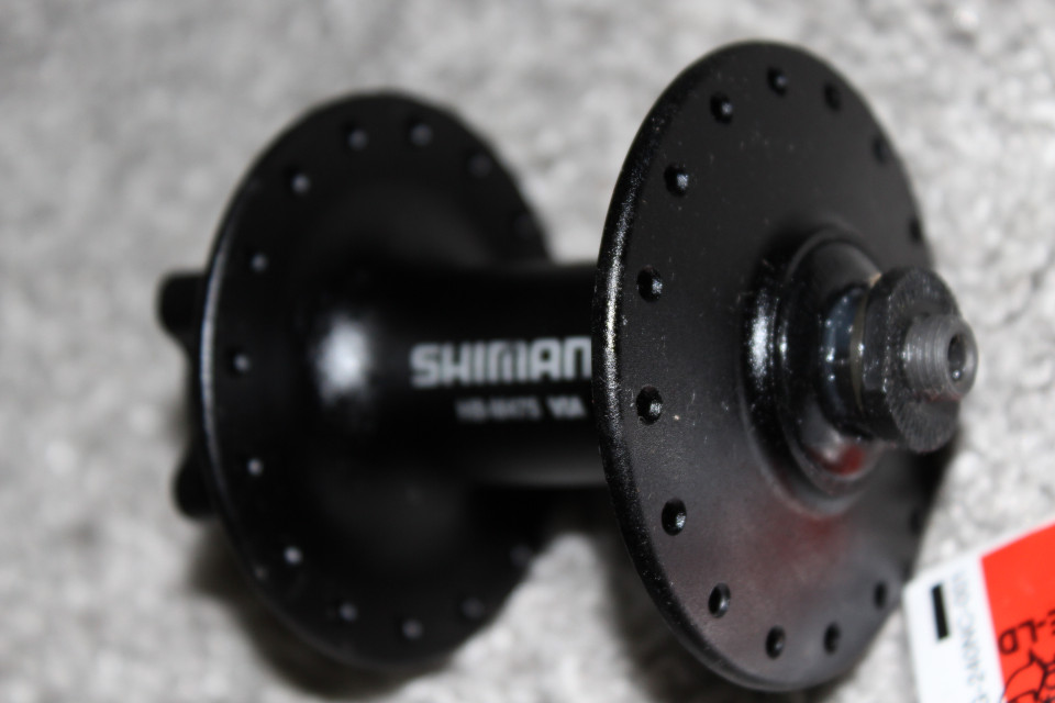Paire De Moyeux Shimano Deore Pour VTT - 32H, 135/100mm, Disque 6 Boulons - Occasion