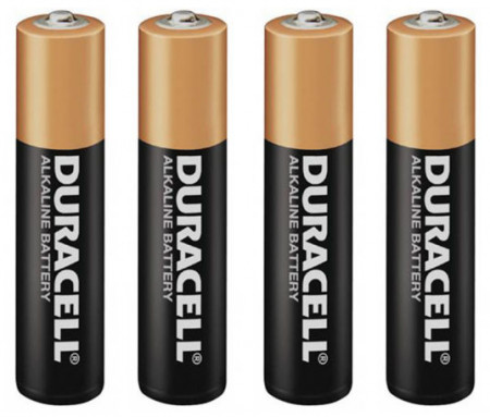Baterii Alcaline Duracell Simply MN2400, LR3 ,AAA, blister de 4 buc. - valabil pana 2026