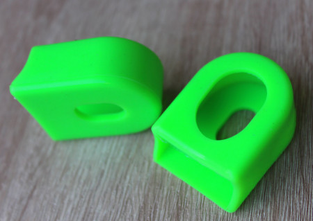 Protector brat pedalier silicon - verde neon