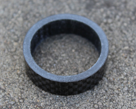 Radon carbon Spacer 1.1/8" negru 10mm