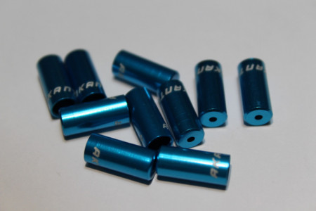 Capat camasa frana aluminiu 5mm - set 10buc. albastru
