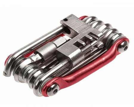 Bike-X Cheie briceag XXL 11 functii - rosu