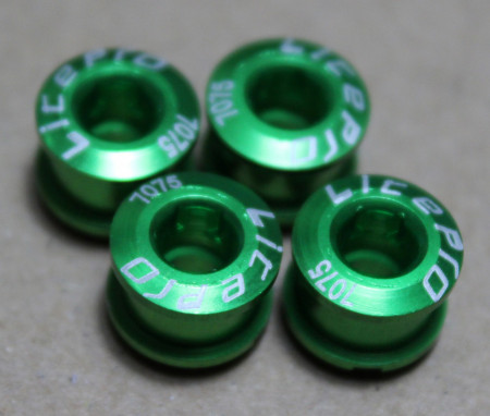 Litepro Superlight CNC - set surub placi angrenaj 1 foaie - verde