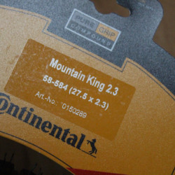 Continental Mountain King 3 ShieldWall Tubeless 27.5x2.3