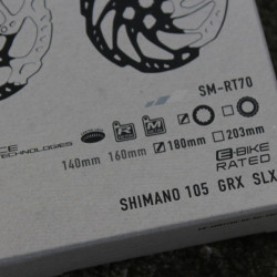 Shimano SM-RT70 SLX IceTech Centerlock intern - 180mm disc rotor