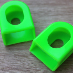 Protector brat pedalier silicon - verde neon