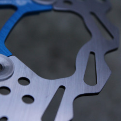 Snail Floating CNC 2-piece Disc Rotor - 203mm albastru