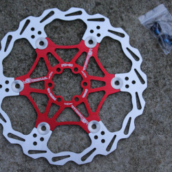 Snail Floating CNC 2-piece Disc Rotor - 203mm rosu