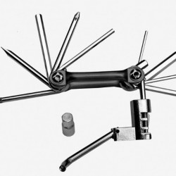 Bike-X Cheie briceag XXL 11 functii - negru