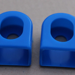 Protector brat pedalier silicon - albastru