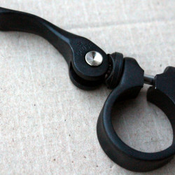 Colier aluminiu Zoom 31.8mm - Negru
