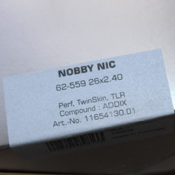 Schwalbe Nobby Nic Addix E-50 TLR 26x2.40 - pliabil