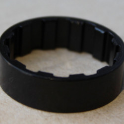 Spacer Procraft Ultralight 1.1/8" negru 10mm