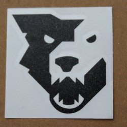 Wolf Tooth 54/56mm sticker - negru
