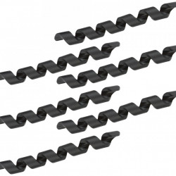 Quaxar set protector 6 buc. cadru pe cablu - negru