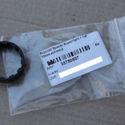 Spacer Procraft Ultralight 1.1/8" negru 10mm
