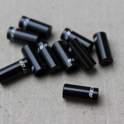Capat camasa schimbator aluminiu 4mm - set 10buc. negru