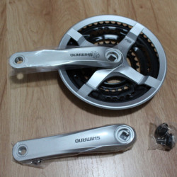 Shimano FC-TY501 Tourney 48-38-28T - gri 170mm lungime brat