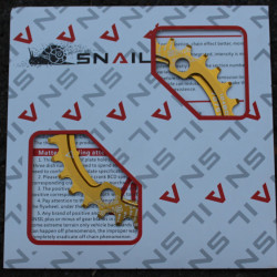 Snail Narrow Wide CNC Ultralight 32T 104bcd - Auriu