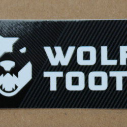 Wolf Tooth 77/32mm sticker - invert 2