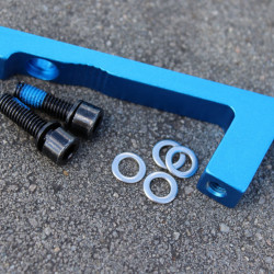 Adaptor Risk fata PostMount 180mm - albastru