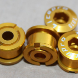 Litepro Superlight CNC - set surub placi angrenaj 1 foaie - auriu
