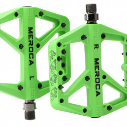 Meroca Slim - Nylon Flat Pedal - Verde