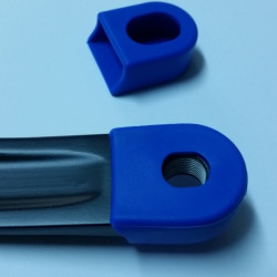 Protector brat pedalier silicon - albastru