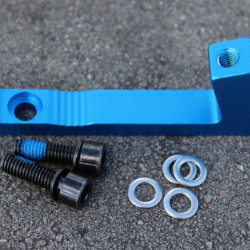 Adaptor Risk fata PostMount 180mm - albastru