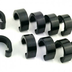 Clema SET CNC aluminiu - Negru 10 buc.