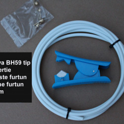 Conducta frana hidraulica 2500mm + accesorii(alb)