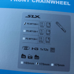 Shimano angrenaj SLX FC-M7100-1 12-viteza - 170mm fara chainring