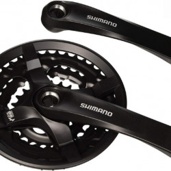 Shimano FC-TY501 Tourney - negru 170mm angrenaj 48-38-28T