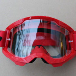 100% Strata 2 Red Clear lens - Goggle + sticker