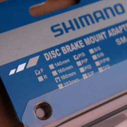 Adaptor Shimano fata SM-MA-F180P/S 180mm postmount to IS 2000