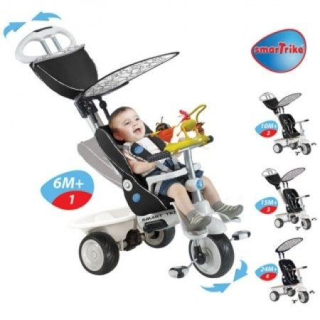 Smart Trike Dečiji tricikl Black sa igračkom ( 1915502 )