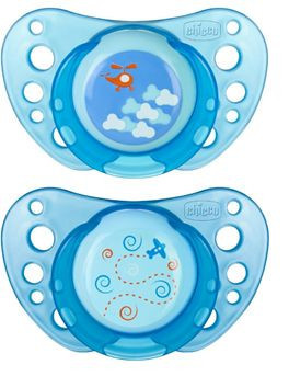 Chicco laža Giotto Physio Air od silikona, plava 0-6m 2kom ( 4100033 )