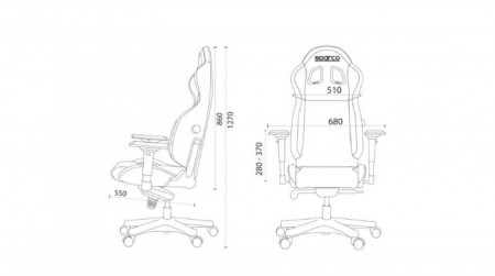 Sparco GRIP Gaming office chair Black/Blue ( 039631 )