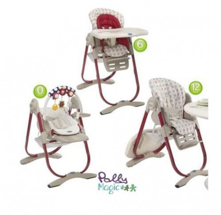 Chicco hranilica Polly Magic Pois crvena ( 5300196 )