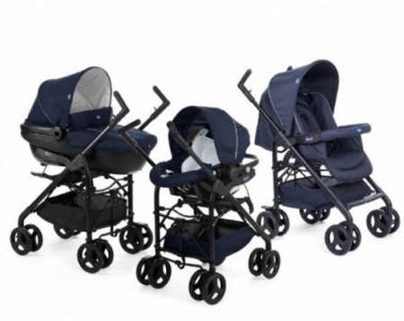 Chicco trio Sprint blue passion-plavi (kolica+autosedište+nosiljka) ( 5050104 )