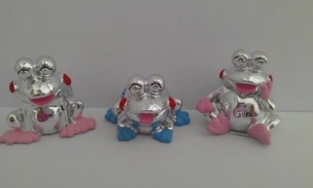 Dekorativna figurica žaba 4x4x2cm ( 209111 )