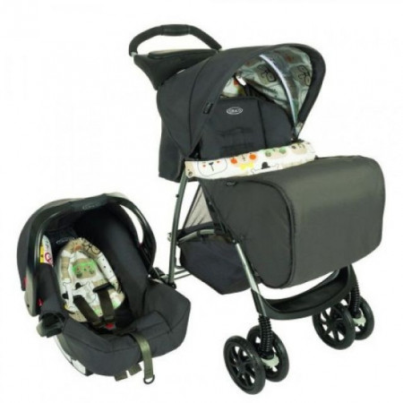 Graco duo sistem (kolica+auto sedište) Mirage TS bowtie bear - bež ( 5040200 )