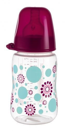 Nip PP flašica sa širokim otvorom 260ml Trendy Girl sa silikonskom cuclom 0+ ( 7100103 )