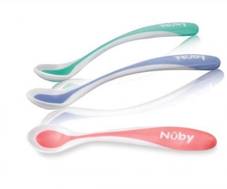 Nuby termoosetljive kašičice 4m+ 3 komada ( 0350031 )