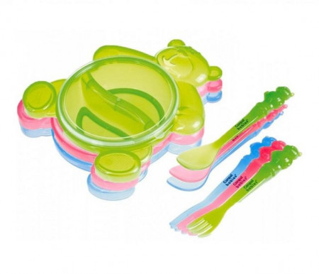 Canpol set za hranjenje happy bear 140ml ( 2/422 )