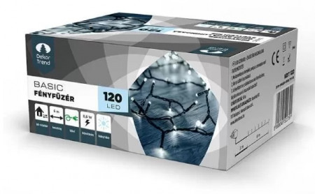 LED lampice 120 kom hladno bela timer ( KDT 122 )