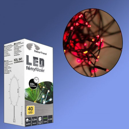 LED lampice 40 kom crvena ( KDL 044 )
