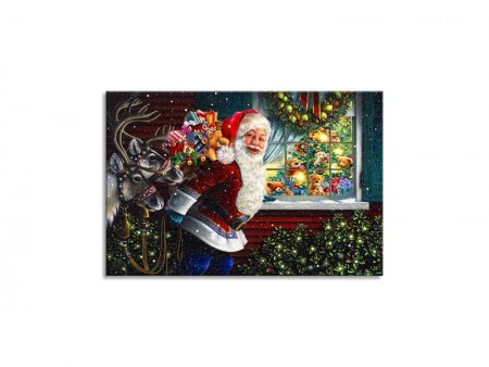 Panel, blind ram, Deda Mraz, LED, 30x40cm ( 740013 )
