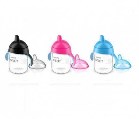 Philips Avent premium magicna šolja 340ml crna, plava, roze ( SCF755/00 )