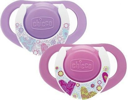Chicco laža Giotto Physio Ring od kaučuka, roze 12m+, 2kom ( 4100038 )